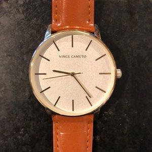 Vince Camuto Leather Watch